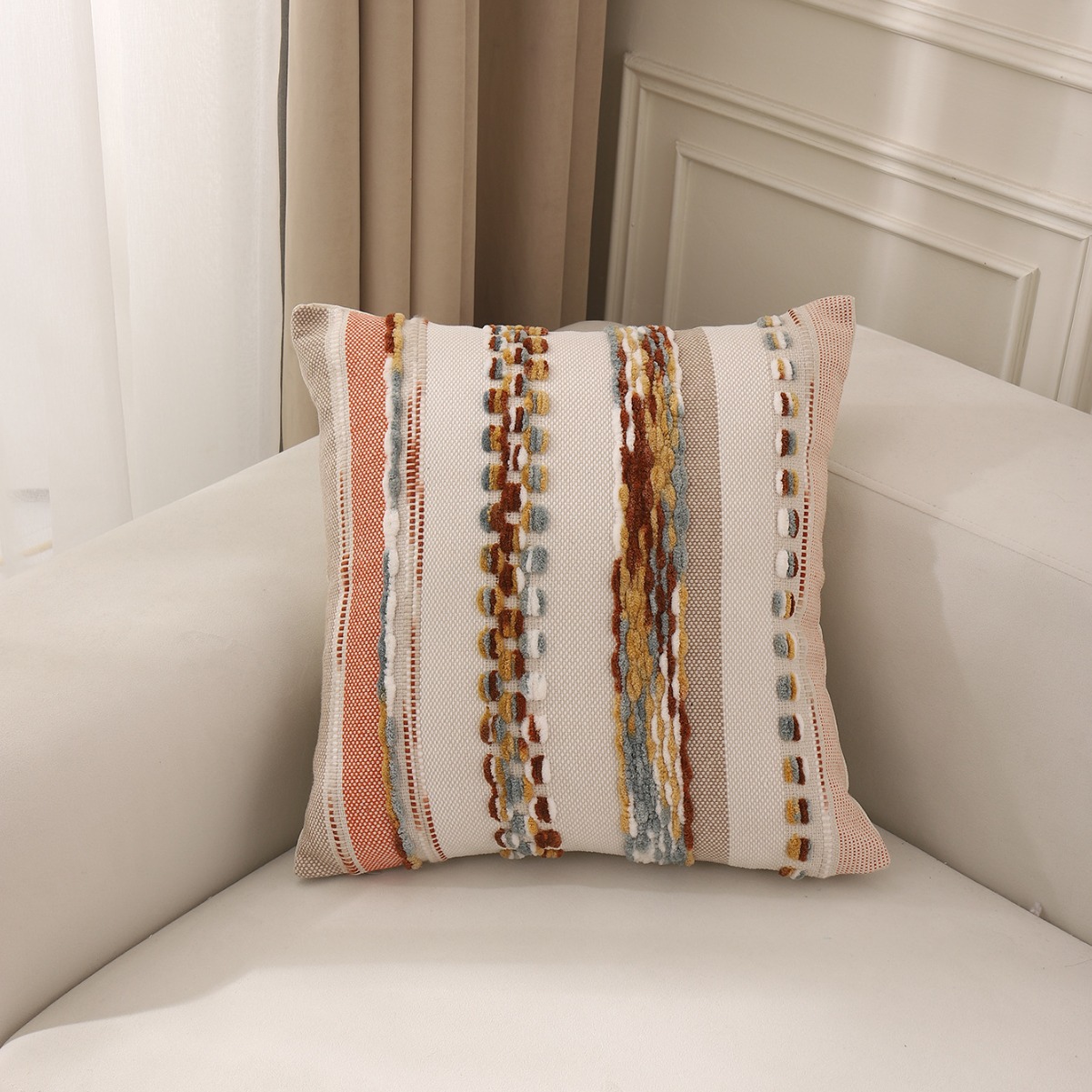 Jacquard Throw Pillow